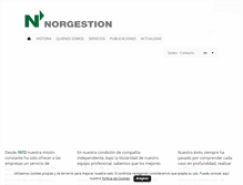 Tablet Screenshot of norgestion.com